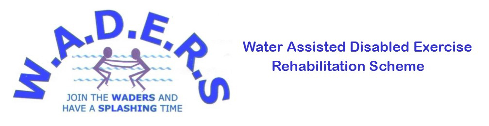 Logo and what W.A.D.E.R.S. means - Water Assisted Disabled Exercise and Rehabilitation Scheme